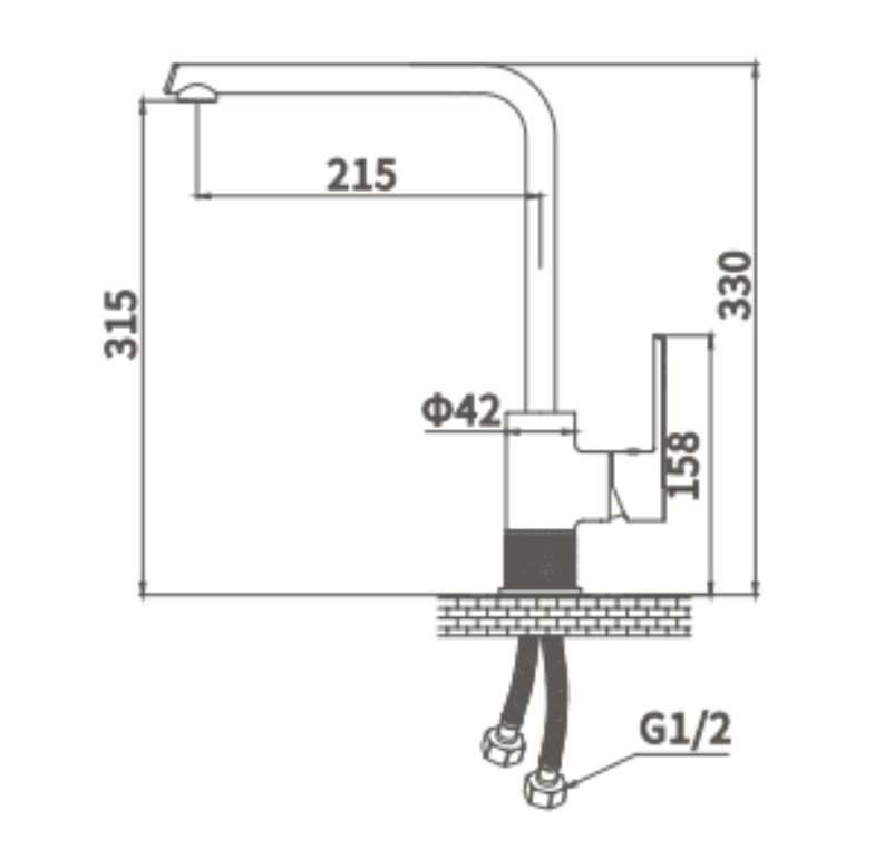 Baterie pentru bucatarie ÉLAN, cod ART-Z-BAA-0008