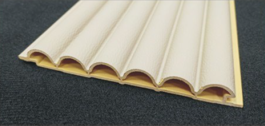 Riflaj decorativ din WPC pentru pereti, model Semicerc. Cutie cu 10 buc. Preț pe bucată: de la 73.5 lei.