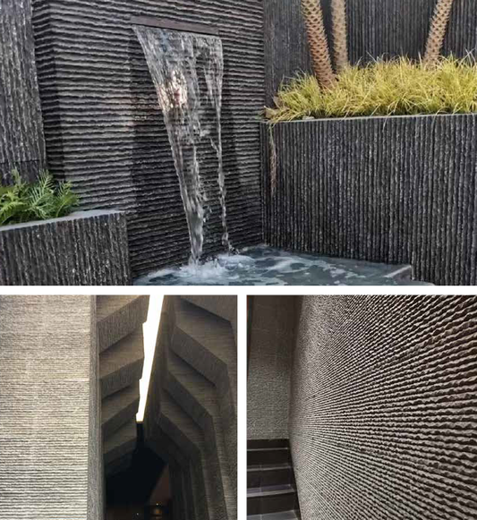 Panou decorativ PU Wave Stone, Cod ART-F-PPPU-078