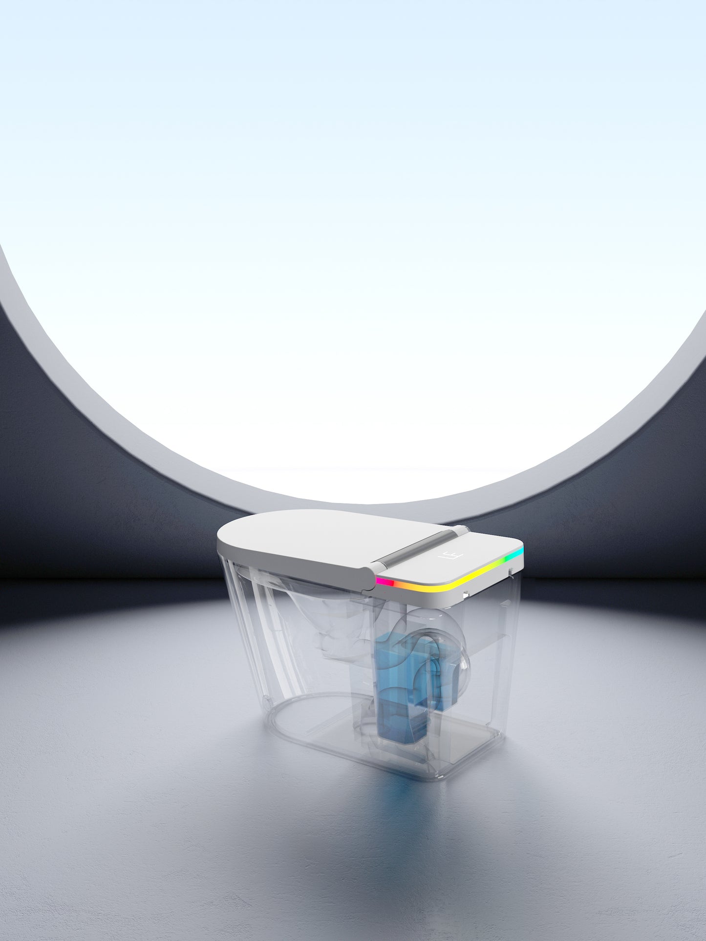 Toaleta inteligenta TOKUYA, cod ART-G-WI-004, culori alb & negru